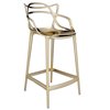 Taburete Masters metalizado de Kartell. Diseño elegante con calidad italiana.