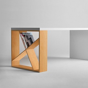 Mesa  J-Table de Horm. Mesas modernas de salón. Muebles diseño italiano.