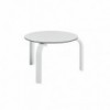 Mesa para la tumbona de diseño Stack de Gandia Blasco para exterior.