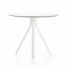 Mesa Monopata Stack de Gandía Blasco. Mesas de diseño moderno de exterior.