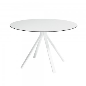 Mesa Monopata Stack de Gandía Blasco. Mesas de diseño moderno de exterior.
