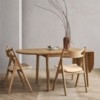 Mesa CH002 extensible de Carl Hansen and Son. Mesas extensibles de diseño modero.