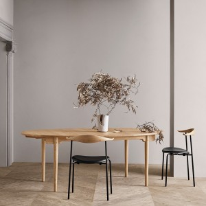 Mesa CH338 Dining Table extensible de Carl Hansen and Son. Mesas extensibles.