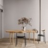 Mesa CH338 Dining Table extensible de Carl Hansen and Son. Mesas extensibles.