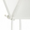 Taburete Counter Textile de Gandia Blasco con respaldo bajo para exterior.
