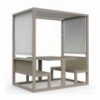 Merendero de Gandía Blasco. Pérgola de diseño para exterior de aluminio.