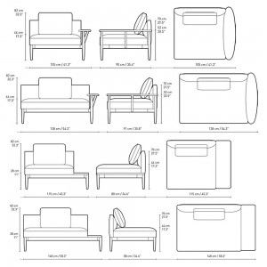 Sofá modular Embrace en tela de Carl Hansen and Son. Sofás de diseño moderno.