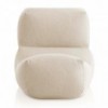 Sillón Grapy de Gandia Blasco. Sillón relleno de poliestireno para exterior.