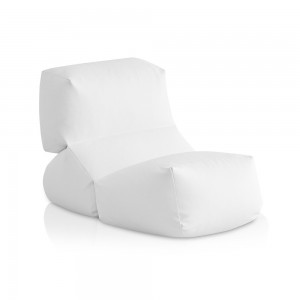 Sillón Grapy de Gandia Blasco. Sillón relleno de poliestireno para exterior.