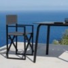 Silla Clack! de Gandia Blasco. Silla pleagble de diseño para exterior.
