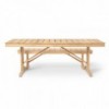 Banco para exteriores Deck Chair BM1871 de Carl Hansen & Son. Bancos de madera.
