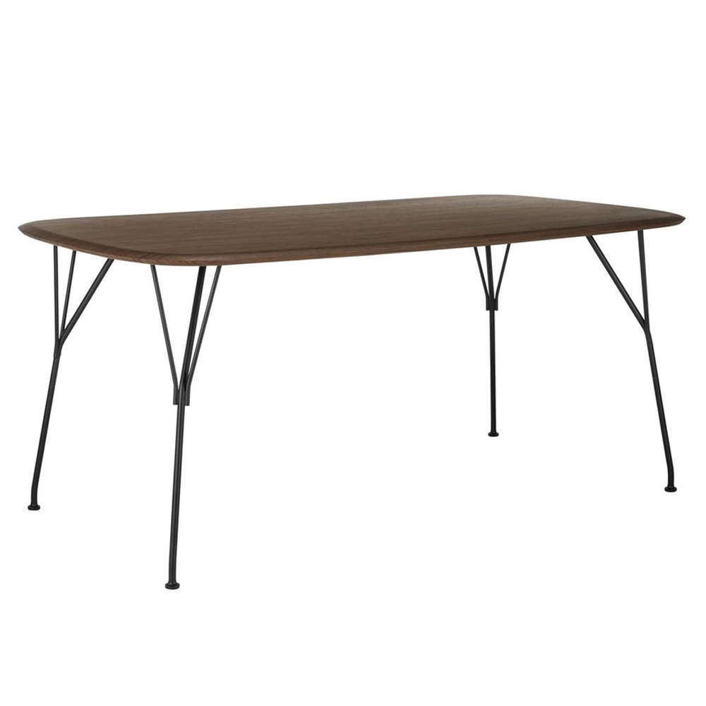 Mesa Viscount of Wood rectangular Kartell. Elegante mesa de madera para interior.