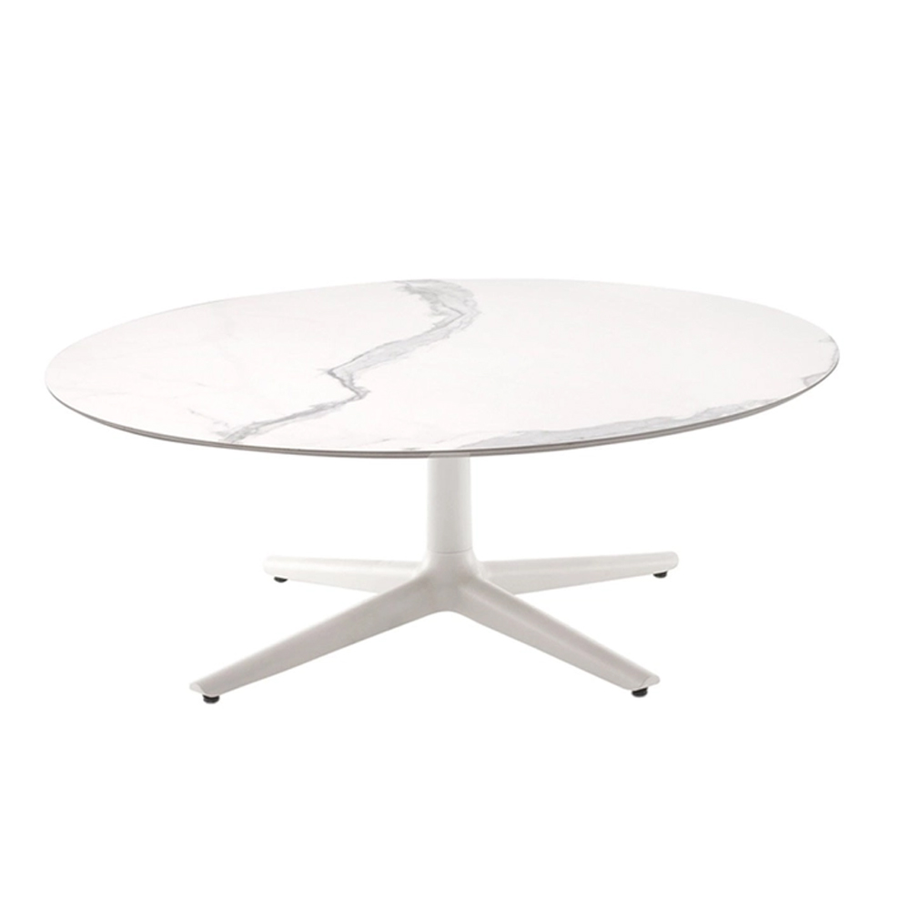 Mesa auxiliar Multiplo Low Round kartell. Diseño ideal para exterior o interior.