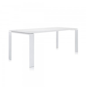Mesa Four Kartell. Diseño rectangular elegante para salón o comedor.