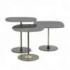 Mesa auxiliar Thierry Indoor Kartell. Mesa de centro en vidrio de color.