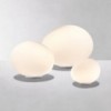 Lámpara de sobremesa Gregg de Foscarini. Lámpara de cristal de diseño.