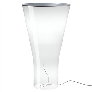 Lámpara  Soffio de Foscarini. Lamparas cónica de Vidrio de cristal soplado.