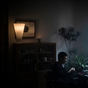 Lámpara  Soffio de Foscarini. Lamparas cónica de Vidrio de cristal soplado.
