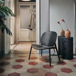 Contenedor / Mesita Componibili Recycled de Kartell de varios cajones.