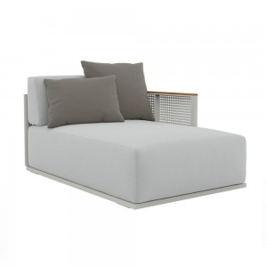 Sofá modular 2 Bosc de Gandia Blasco. Diseño moderno para jardines y terrazas.
