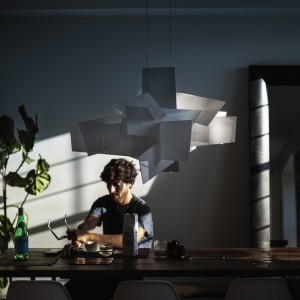 Lámpara suspensión Big Bang Foscarini. Lámpara de suspensión innovadora.