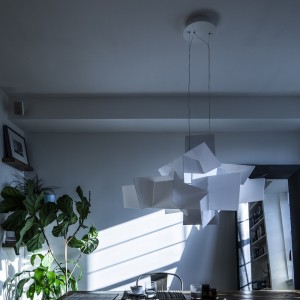 Lámpara suspensión Big Bang Foscarini. Lámpara de suspensión innovadora.