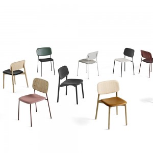 Silla Soft Edge 60 asiento tapizado Hay
