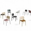 Silla Soft Edge 60 asiento tapizado Hay