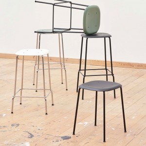 Taburete Soft Edge 75 de Hay para cafés y restaurantes.
