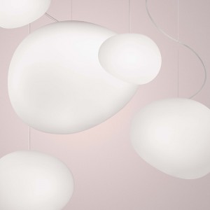 Lámpara de suspensión Gregg de Foscarini. Lámparas de diseño modernas.