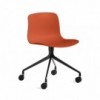 Silla AAC 14 de aluminio y polipropileno de Hay ideal para espacios modernos.