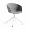 Silla de aluminio y polipropileno tapizada de Hay ideal para las oficinas