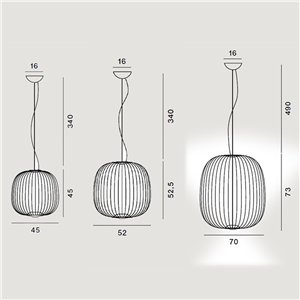 Lámpara suspensión Spokes 2 Foscarini