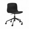 Silla AAC 51 de aluminio y polipropileno tapizada de Hay ideal para las oficinas