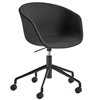 Silla AAC 53 tapizada de aluminio y polipropileno tapizada de Hay ideal para las oficinas