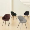 Silla AAC 127 tapizado Soft de Hay. Silla tapizada soft.