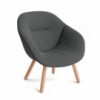 Butaca AAL 82 tapizado Soft de Hay para interiores, estilo nórdico y asiento tapizado.