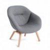 Butaca AAL 83 tapizado Soft de Hay para interiores, estilo nórdico y asiento tapizado.