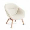 Butaca AAL 83 tapizado Soft de Hay para interiores, estilo nórdico y asiento tapizado.