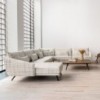 Chaise longue con brazo Costura Stua