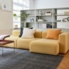 Sofá Mags 3 plazas lounge tapizado de HAY para salón.