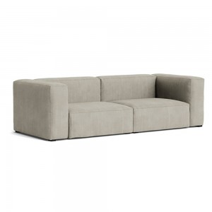 Sofá Mags soft tapizado de HAY para salón. Con sistema de muelle y plumón.