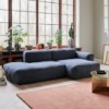 Módulos de sofá Mags soft bajo de Hay. Muebles de diseño. Personaliza tu sofa del modo que desees.