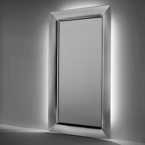 Espejo pie neutra Caadre de Fiam. Espejos modernos diseño Philippe Starck.