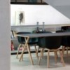 Silla Bai madera polipropileno de Ondarreta. Sillas de diseño. Silla de madera.