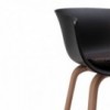 Silla Bai madera polipropileno de Ondarreta. Sillas de diseño. Silla de madera.