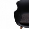 Silla Bai madera polipropileno de Ondarreta. Sillas de diseño. Silla de madera.