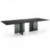 Mesa rectangular Big Wave Ecomalta de Fiam. Mesas para comedor o salón.