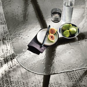 Mesa Magma de Fiam. Mesas modernas de cristal para comedores o salones.