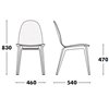 Silla Bob madera de Ondarreta. Sillas modernas. Sillas para interrior.